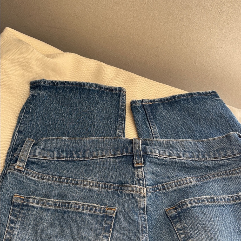 GAP Cheeky Straight High Rise Size 29/8R medium blue jeans - Picture 11 of 14